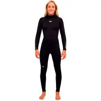 Roxy 26bw211600 3/2 Mm Dames Neopreen Wetsuit Met Lange Mouwen En Rugrits