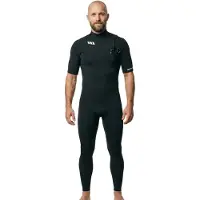 West Lotus Fluid 2/2 Mm Korte Mouwen Neopreen Pak Rits Op De Borst