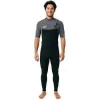 Ocean & Earth One Free-flex 2/2 Mm Korte Mouwen Neopreen Pak Rits Op De Borst