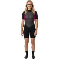 O'Neill Reactor-2 2 Mm Spring Dames Shorty Met Korte Mouwen En Rits Op De Rug