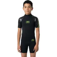 Ocean & Earth Surf School Spring 2 Mm Shorty Met Korte Mouwen En Rits Op De Rug