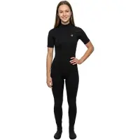 Ecoalf Peahi Yulex1 2.2 Mm Korte Mouwen Neopreen Pak Rits Op De Borst