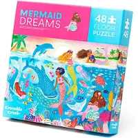Crocodile Creek puzzel maxi - 48 stukjes - zeemeermin dromen - 4 jaar+.