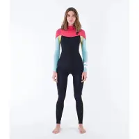 Hurley Advant 4/3 Mm Dames Wetsuit Van Neopreen Met Lange Mouwen En Rits Op De Borst