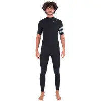 Hurley Advant 2/2 Mm Korte Mouwen Neopreen Pak Rits Op De Borst