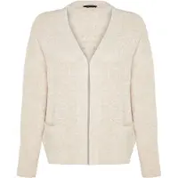 Trendyol TRENDYOLMİLLA Dames Grijs Effen Lang Oversized Vesten