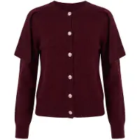 Trendyol Gebreid vest bordeaux
