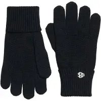 Superdry Logo Gebreide Handschoenen Black Grootte: 1SIZE