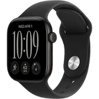 Apple Watch Series 12 Cellular 42mm Zwart Sportband S/M