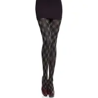 Merry Style MS-GB-317 Dames Panty - 60 DEN- Gedessineerd - 3D-technologie - Polyamide - Rokerig - M