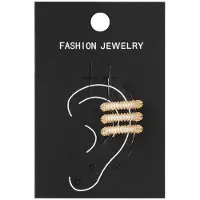 Yehwang Kyara - Ear Cuff Bling Trio - Zirkonium - Jewellery by Mae