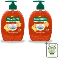 Palmolive 2 x – Handzeep – Hygiëne Plus Family – 300 ml - Wasstrips - Handzeep - Hygiëne - Gezin - Handhygiëne - Bacteriën
