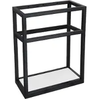 Differnz Hura L Force frame - 40 x 22 x 50 cm - zwart