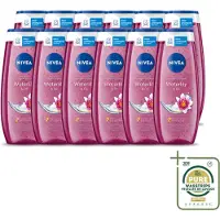 Nivea 12 x – Douchegel – Waterlily & Oil – 250 ml - Wasstrips - Douchegel - Waterlelie - Huidverzorging - Mild Reinigen - Huidcomfort