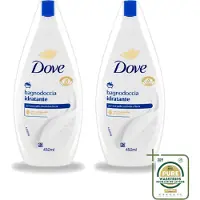 Dove 2 x – Douchegel – Hydraterend – 450 ml - Wasstrips - Douchegel - Hydraterende Douchegel - Huidverzorging - Milde Douchegel - Zachte Huid