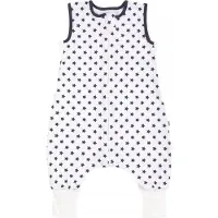 Jukki Babyslaapzak met Broekspijpen - Navy Blue Stars - 75cm