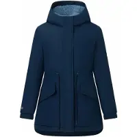 Regatta Vallina geïsoleerde, waterdichte jas voor kinderen (Navy/Dusky blauw)