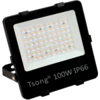 Tsong LED Schijnwerper 100W - 15.000 lm - Daglichtwit 6000K - 150 lm/W - 90° - IP66 - Terrein- & Gevelverlichting - 5 jaar garantie