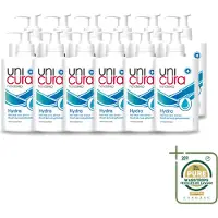 Unicura 12 x - Vloeibare Zeep Hydra - Hydraterend - 250 ml - Wasstrips - Handzeep - Hydra - Antibacteriële Handzeep - Hydraterende Handzeep - Natuurlijke Handzeep