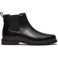 Timberland Heren Zwarte Stormbucks Chelsea-enkellaarzen van leer (41), Plat, Geen, Casual TB0A42PGW021