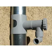 Markenlos - Regenton - voorkomt wateroverlast - gemaakt van duurzaam kunststof - grijs 1 stuk