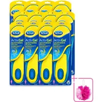 Scholl 12 x - Inlegzolen - ActivGel - Maat 35.5 - 40.5 - 1 Paar Inlegzolen - Bulkverpakking - Inlegzolen voeten - Douchemop - Voetcomfort