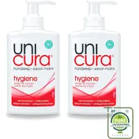 Unicura 2 x - Handzeep Pompje - Hygiëne - 250 ml - Grootverpakking - Vaatwasstrips - Handzeep Pompje - Hygiëne - Antibacteriële Handzeep - Handen Reinigen - Handen Beschermen