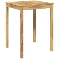 vidaXL Tuin Bar Tafel Witgewassen 80 x 80,5 x 105 cm