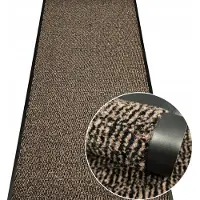 Oxide Deurmat op maat 90cm breed - Grijze/bruine loopmat voor kantoor & huis