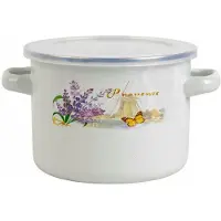 Koko Młyn Traditionele Emaille Pan 2.1L - Wit