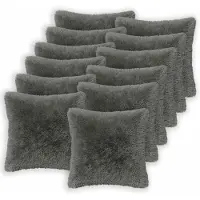 vidaXL Kussen 12 st HEERLEN Lichtgroen 50 x 50 cm PV Fleece