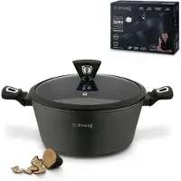 Starke PRO Dark Braadpan 6L met Deksel - Geschikt voor Inductie