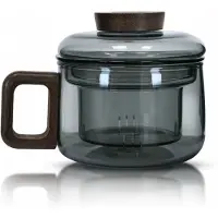 Cebador Glazen Thee-infuser Kopje Vidrio 200 ml - Stijlvol en Functioneel