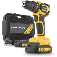 Powerplus Accu klopboormachine - 20 V, 45 Nm Incl. accu's en lader