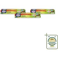 Toppits 3 x – Vershoudfolie – 32,5 cm × 20 m - Wasstrips - Vershoudfolie - Vers Eten - Geurbehoud - Smaakbehoud - Voedingsstoffenbehoud