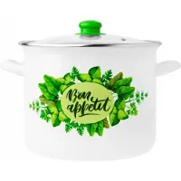 Odelo Bon Appetit Emaille Pan 24cm 8.2L Wit - Geschikt voor Inductie