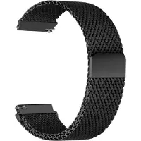 INF Milanese Loop Horlogeband voor Smartwatches Black 22 mm