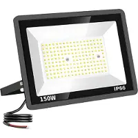 Tsong LED Schijnwerper 150W - 18.000 lm - Daglichtwit 6000K - 120° Breedstraler - IP66 - Terrein- & Gevelverlichting - 2 jaar garantie