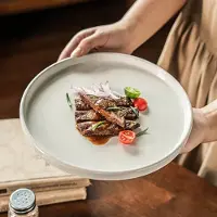 ZELLERFELD WITTE Ring Dinerborden Set - 6 stuks, 26 cm