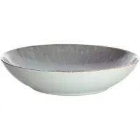 Lubiana Roma Diep Bord 22 cm - Elegant Porselein met Grijs Decor