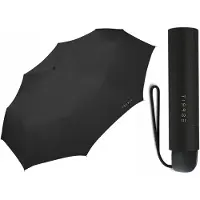 Esprit paraplu dames/heren zwart, compact en waterdicht