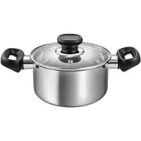 Tescoma Brava Pan met Deksel - 16cm, 1.5L - RVS