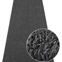 Oxide Merkloze Instapmat Astroturf - Op Maat Gemaakt, 91cm Breed, Grijs