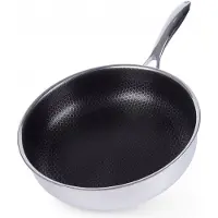 Orion Cookcell Hybryd diepe pan 28 cm RVS, anti-aanbak, oven- en vaatwasmachinebestendig