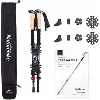 Naturehike Ultralichte Carbon Wandelstokken - Opvouwbaar & Verstelbaar