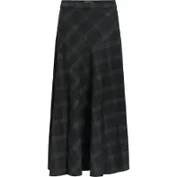 Object Geruit Maxi Rok Dames Zwart 40