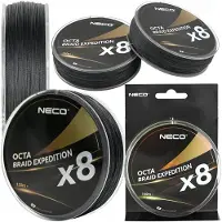 Neco Octa Braid Expedition x8 Vislijn 150m 0.06mm Zwart