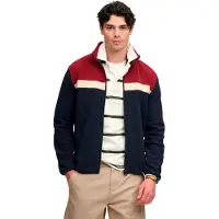 Superdry - Tricolour Zip Through Fleece Relaxed Pasvorm - Heren - Hoodies
