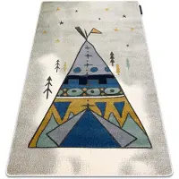 Rugsx Tapijt PETIT TIPI grijskleuring 160x220 cm