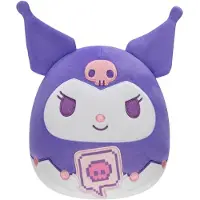 Jazwares Squishmallows Knuffel Pluche Hello Kitty - Kuromi Digital Skull 20cm